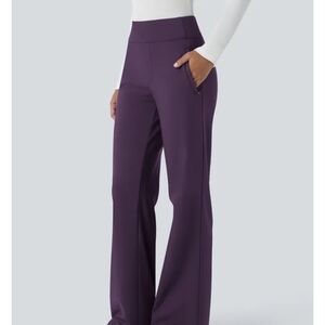 HALARA Day Stretch Pants In Blackberry Cordial EUC